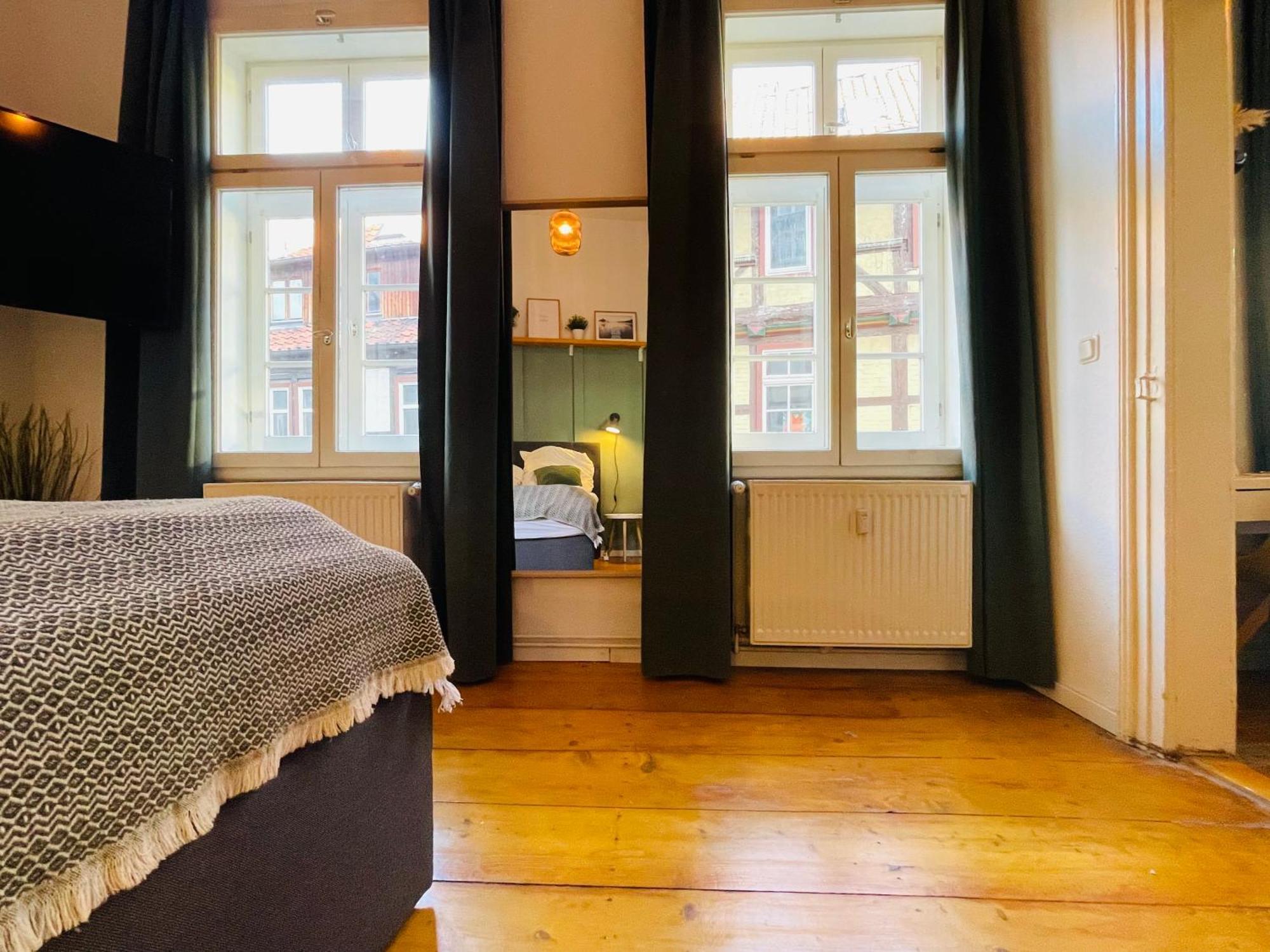 Fachwerktraeume - 35M² Weltkulturerbe Daire Quedlinburg Dış mekan fotoğraf