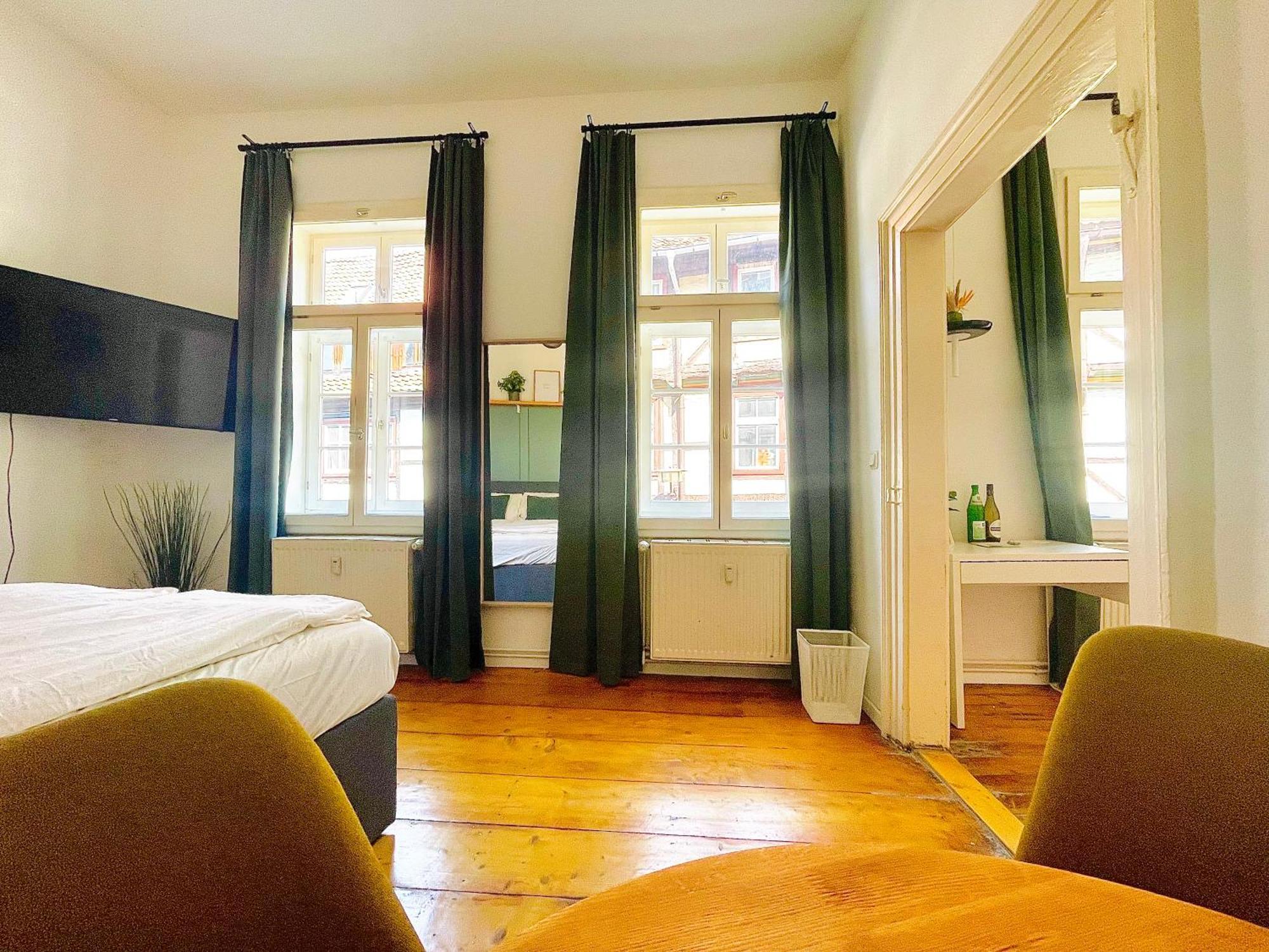 Fachwerktraeume - 35M² Weltkulturerbe Daire Quedlinburg Dış mekan fotoğraf